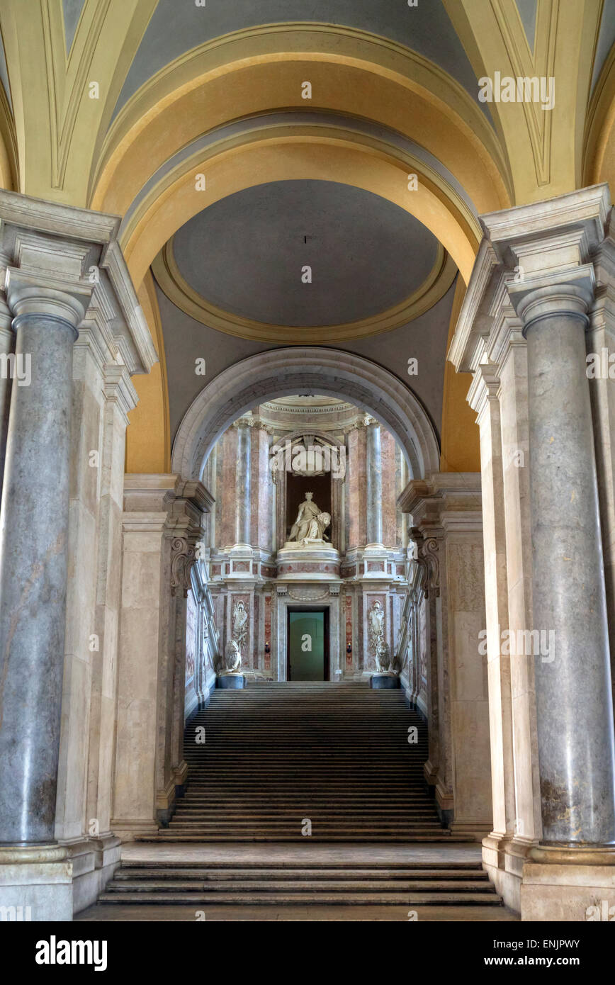 Palais Royal de Caserte, Caserte, Campanie, Italie Banque D'Images