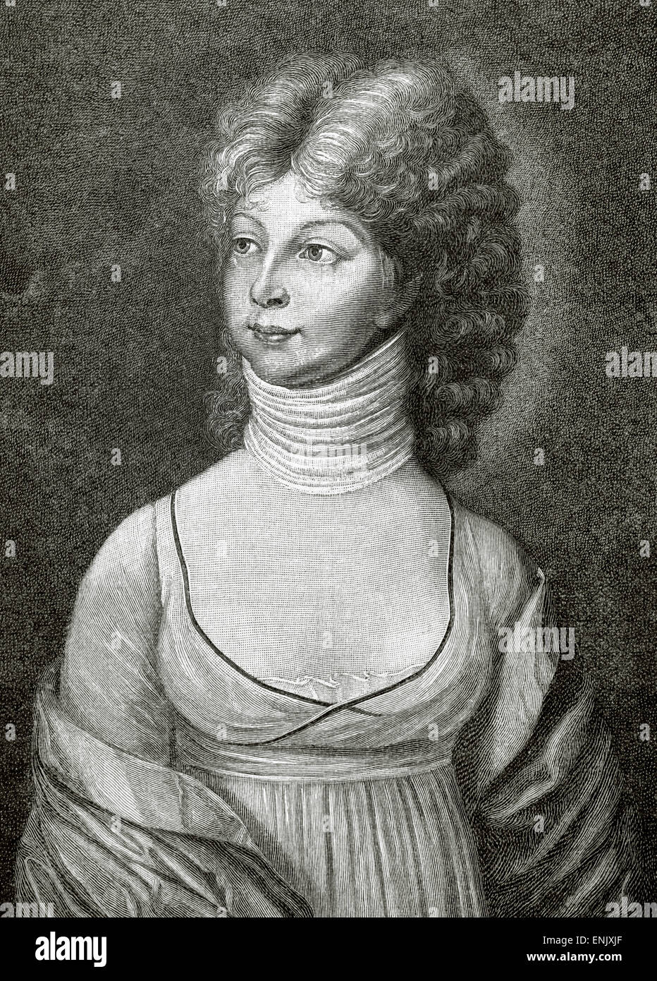 Louise de Mecklembourgstrelitz (17761810). Reine consort de la Prusse