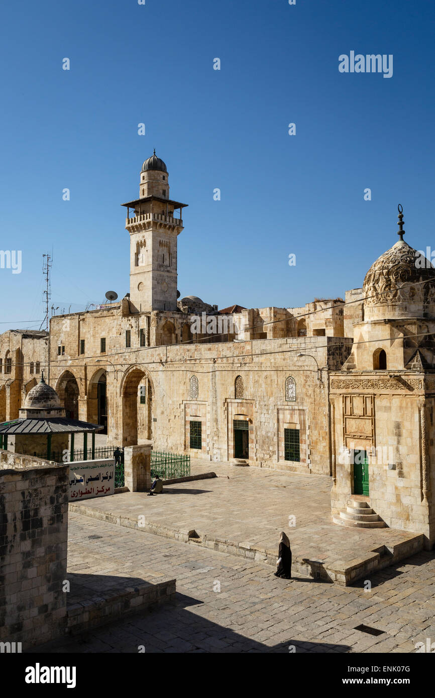 Mont du Temple, Site du patrimoine mondial de l'UNESCO, Jérusalem, Israël, Moyen Orient Banque D'Images