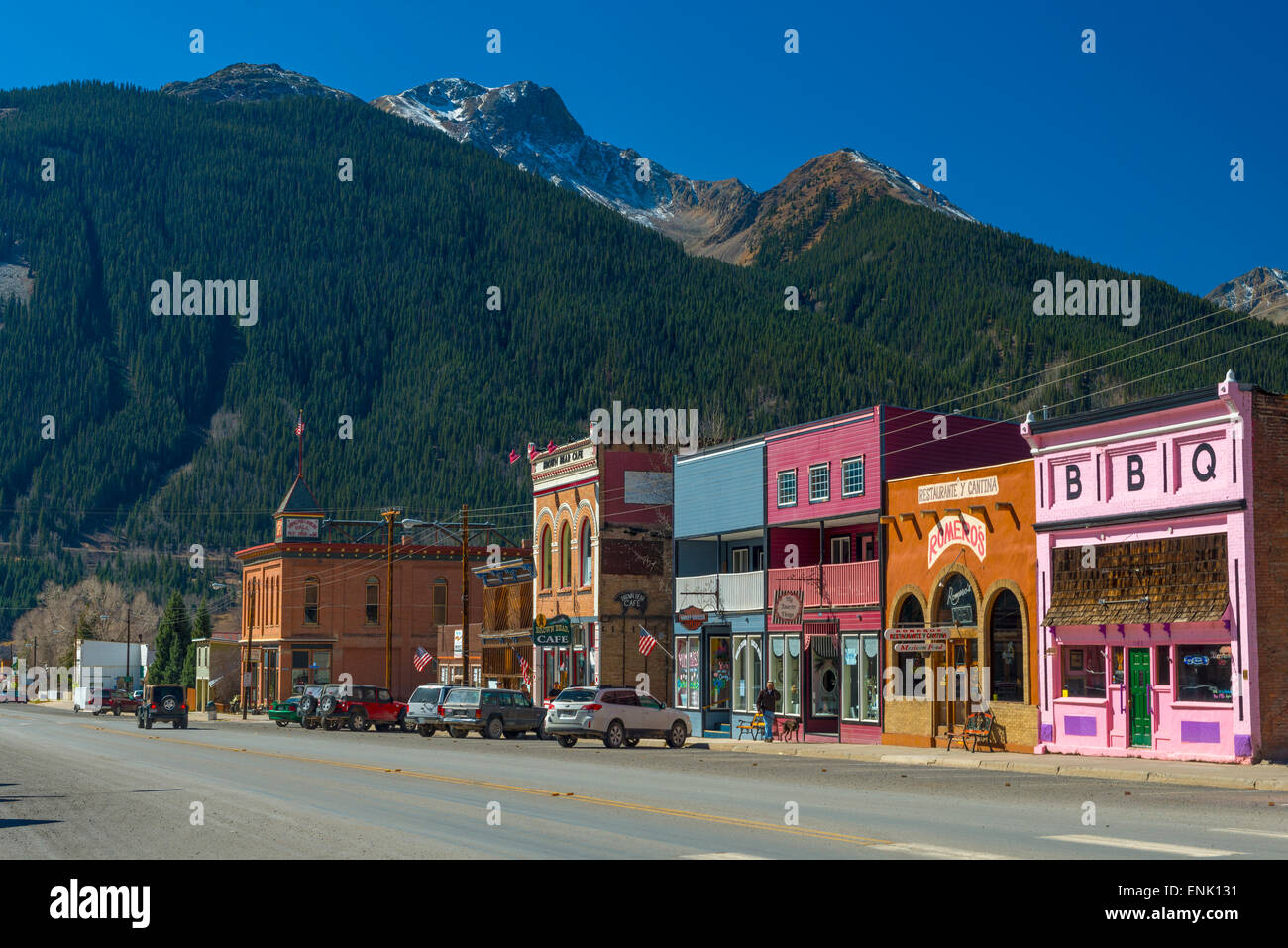 Silverton, Colorado, États-Unis d'Amérique, Amérique du Nord Banque D'Images