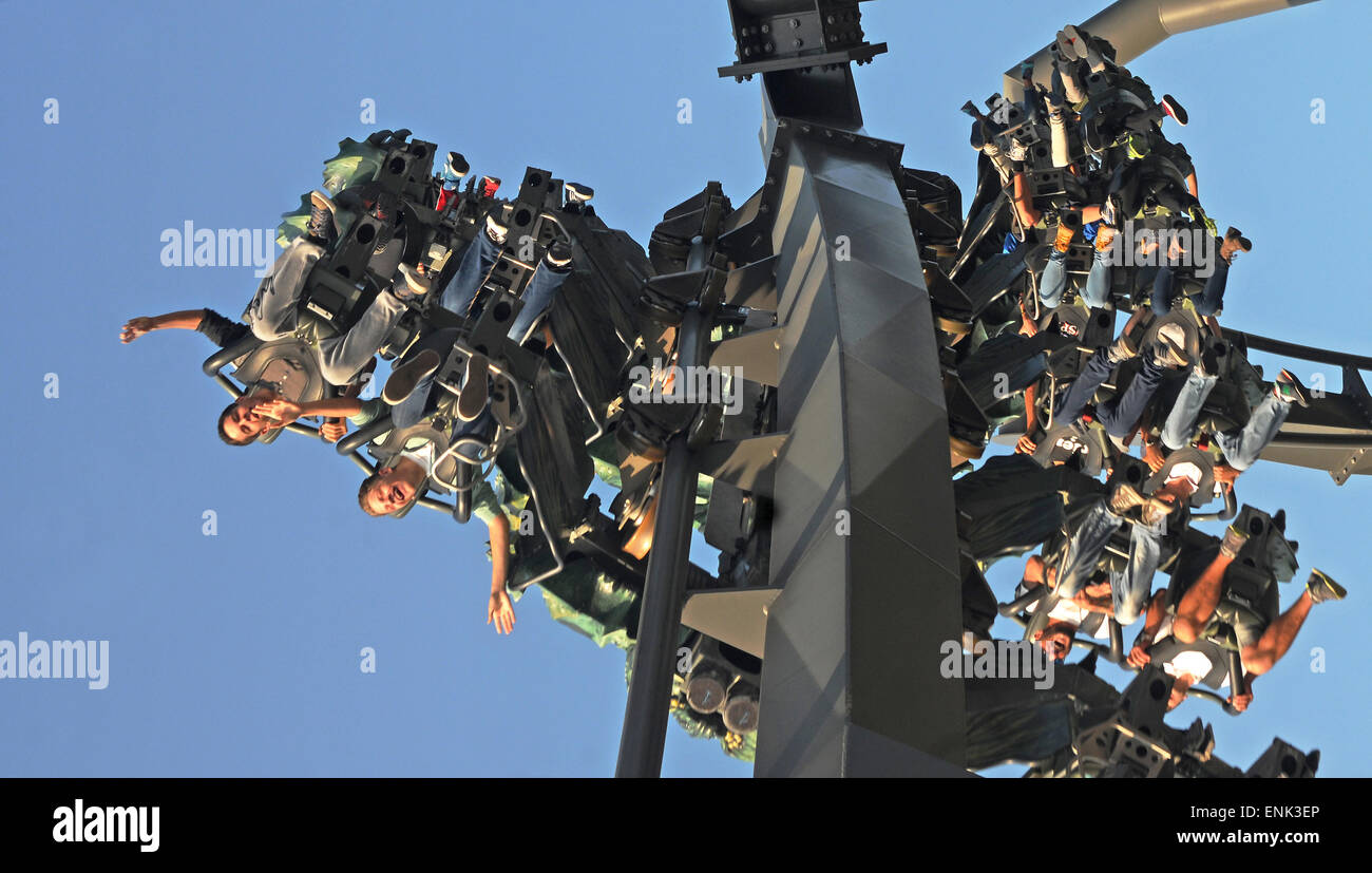 Italie, Vénétie, Peschiera del Garda, Gardaland, Raptor Banque D'Images