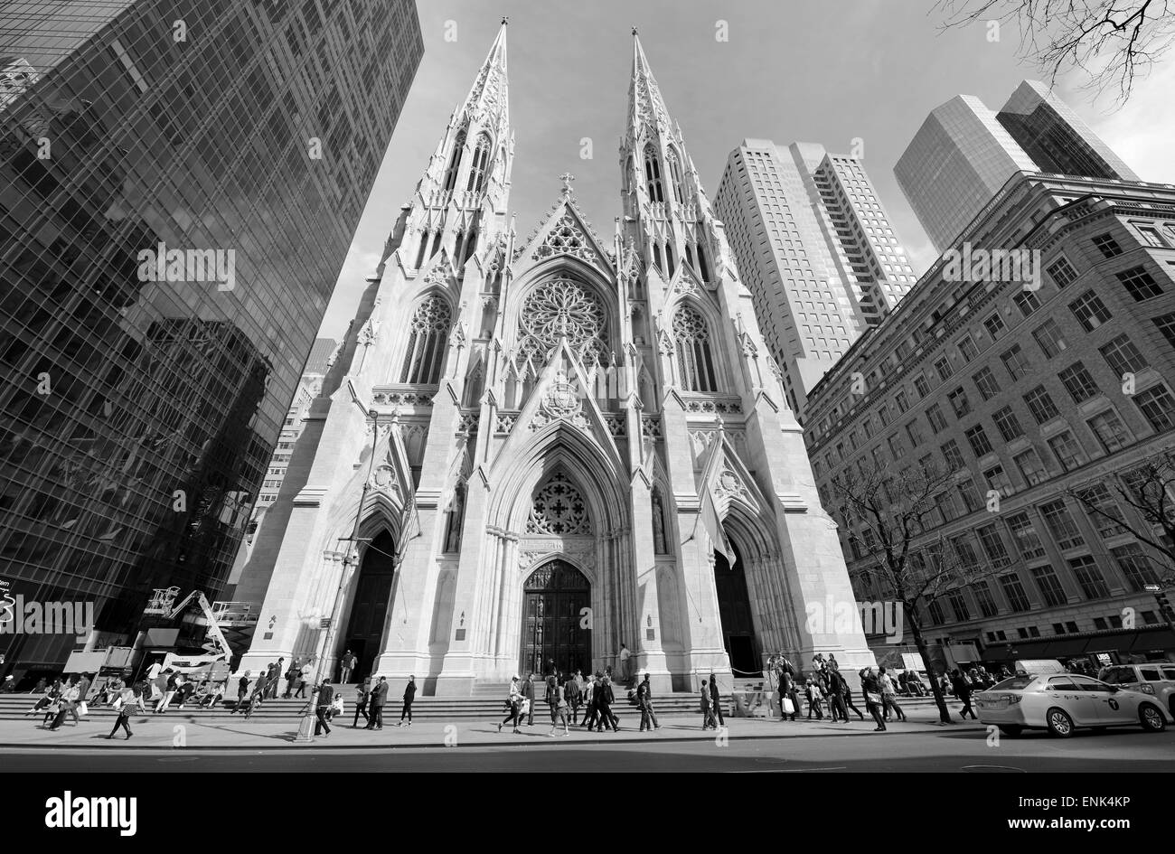 La Cathédrale St Patrick est une église catholique romaine à Manhattan New York Banque D'Images