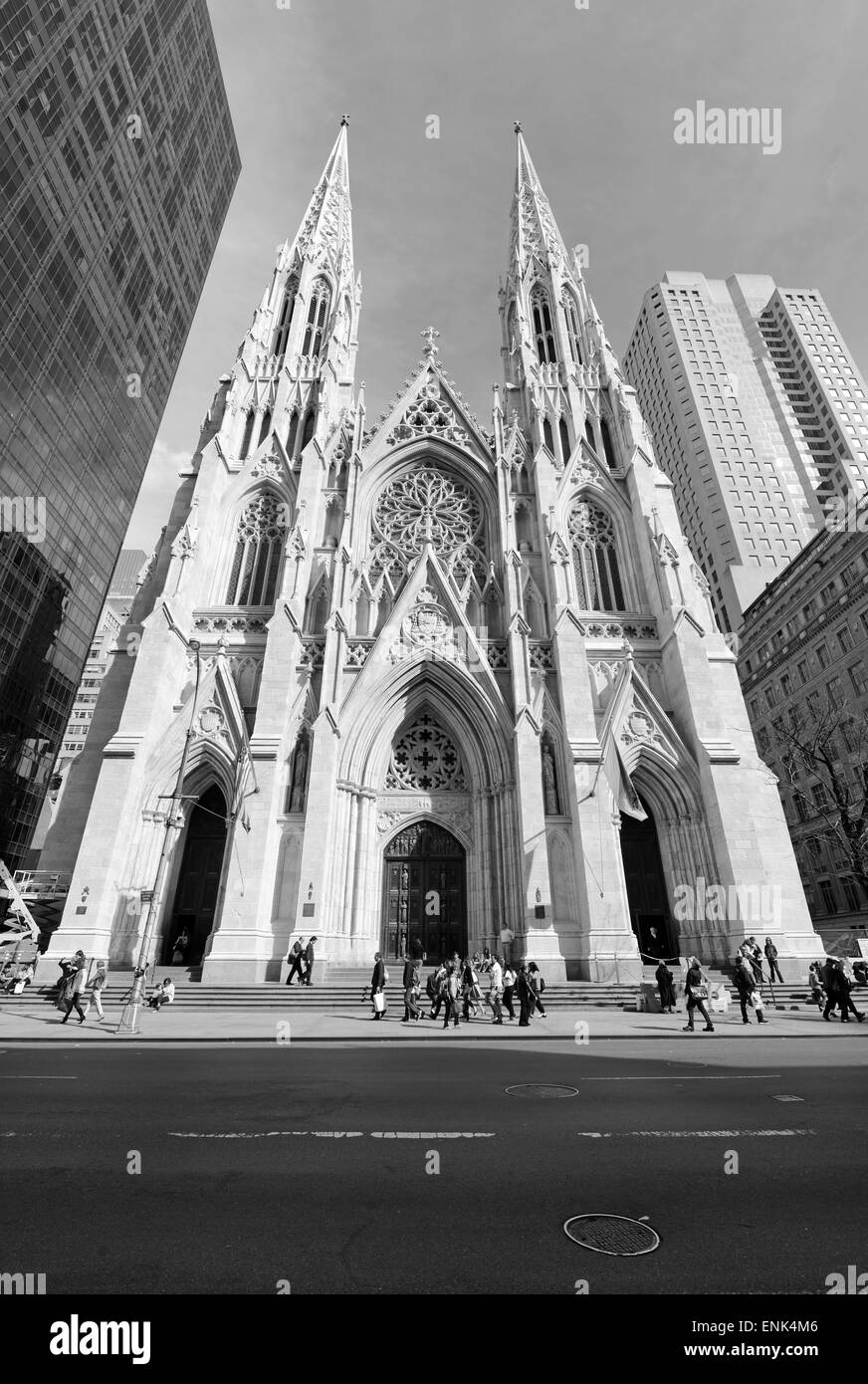 La Cathédrale St Patrick est une église catholique romaine à Manhattan New York Banque D'Images