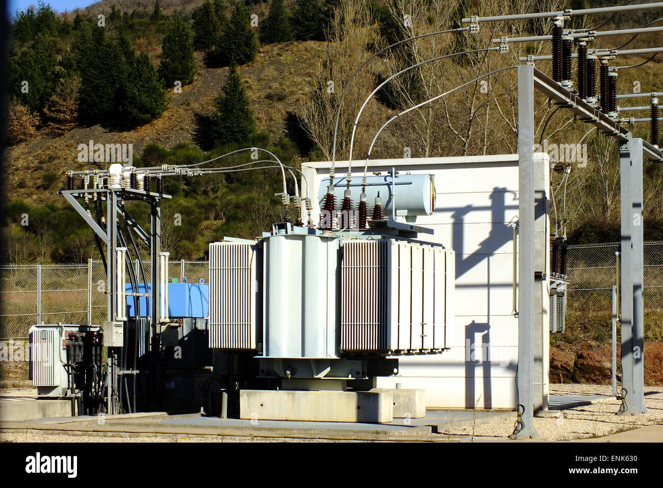 Transformateur électrique Banque D'Images