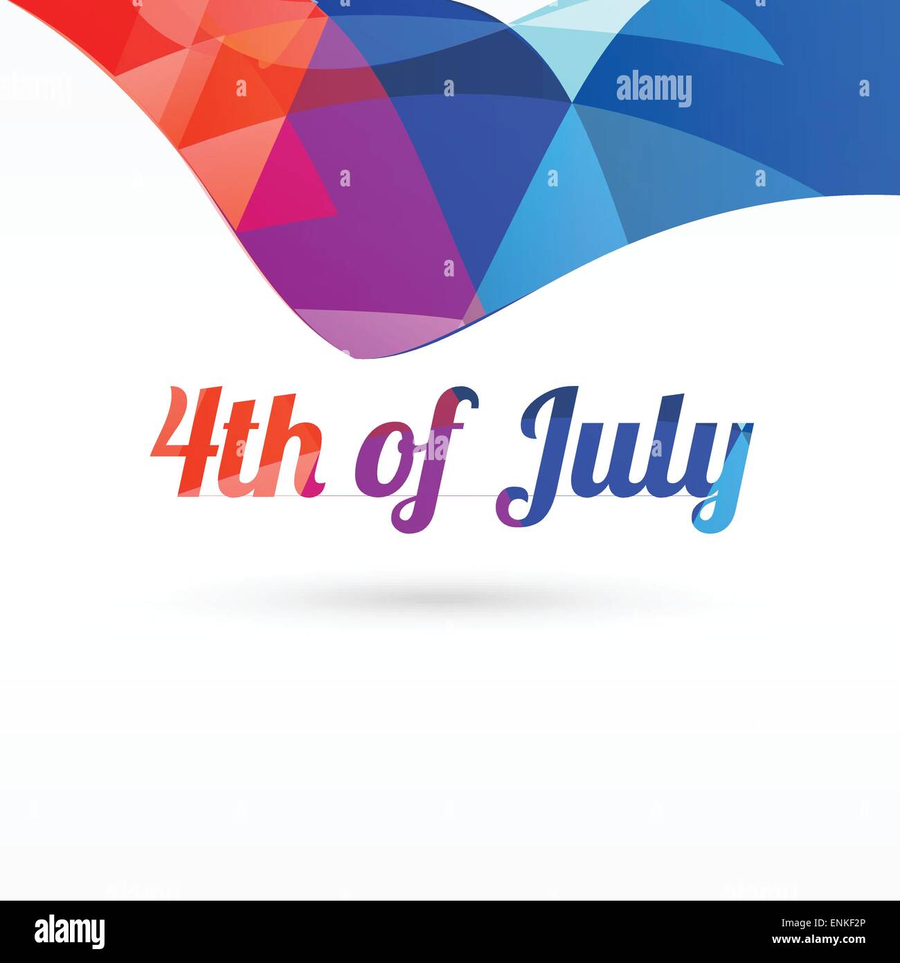 4 juillet vector background Illustration de Vecteur