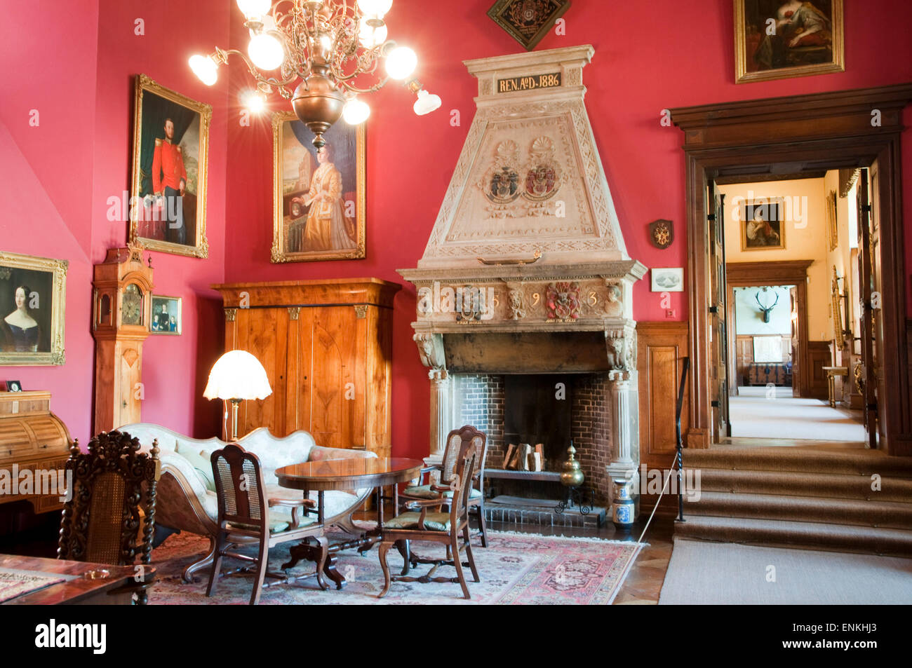 Schloss Haemelschenburg, Weserbergland, Basse-Saxe, Allemagne Banque D'Images