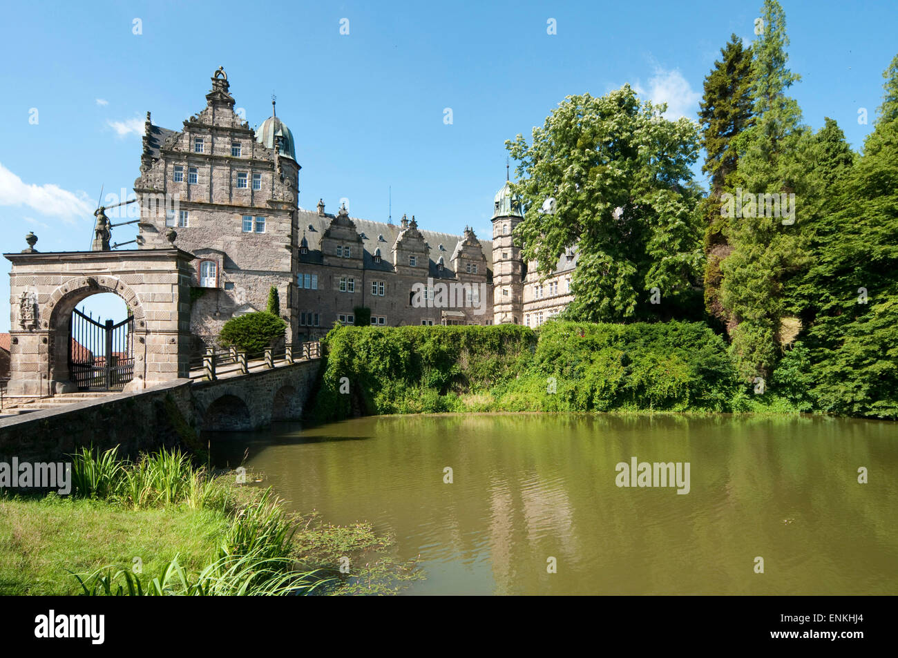 Schloss Haemelschenburg, Weserbergland, Basse-Saxe, Allemagne Banque D'Images