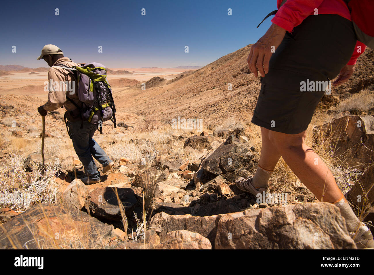 L'Afrique, la Namibie. Tok Tokkie Trails. Guide suivi par les randonneurs. Banque D'Images