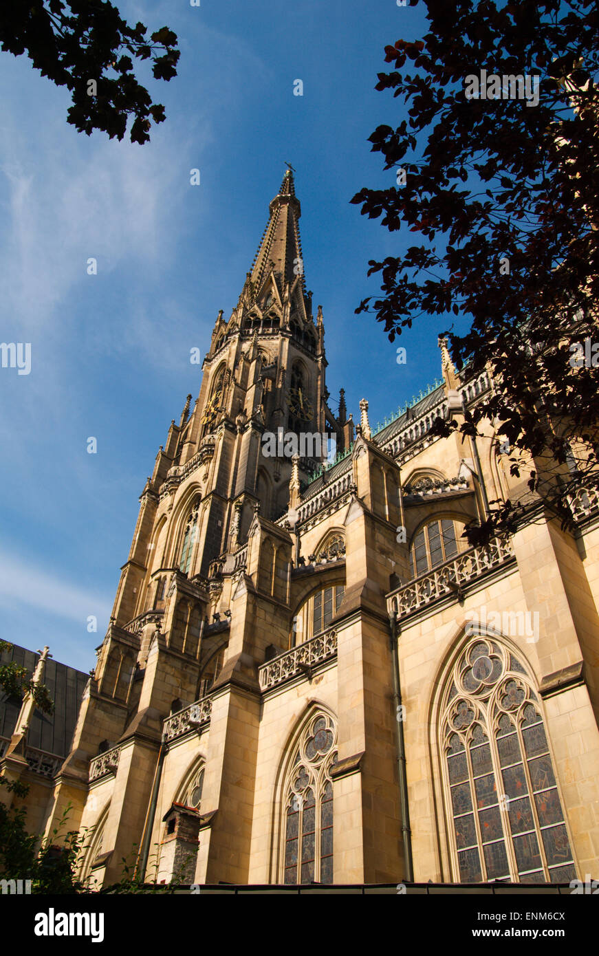 La nouvelle cathédrale, Linz, Autriche Banque D'Images