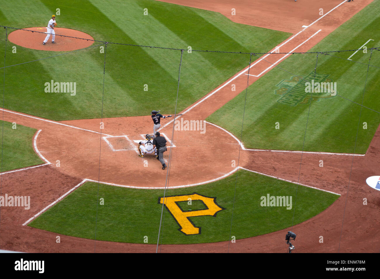 Jouer à des Pirates de Pittsburgh PNC Park, Pittsburgh, Pennsylvanie. Banque D'Images