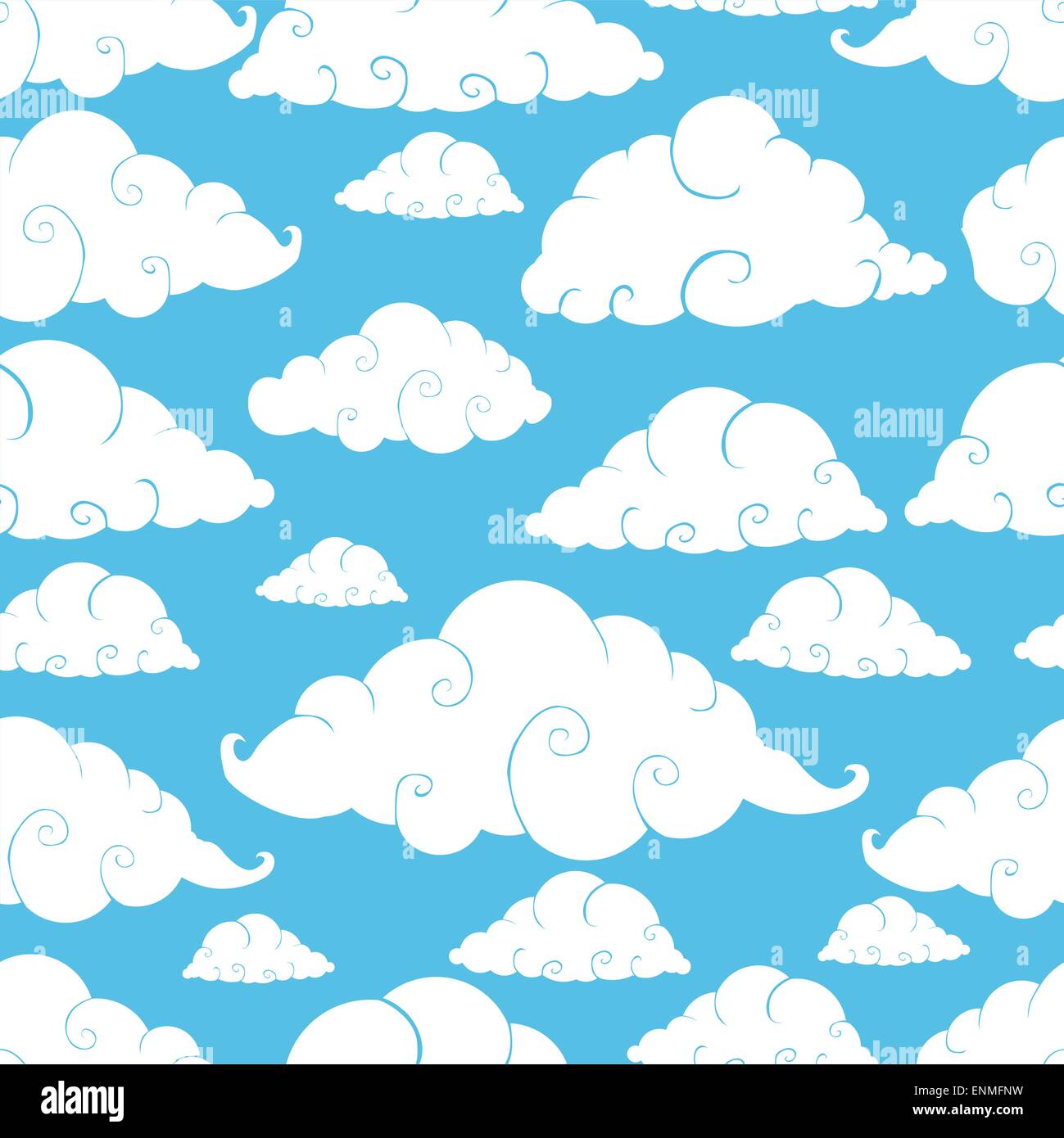 Motif nuage transparent Illustration de Vecteur