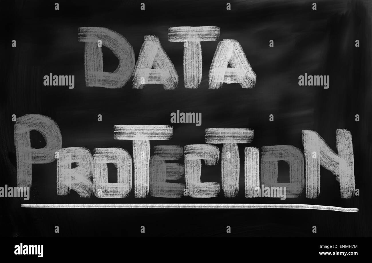 Concept de protection des données Banque D'Images