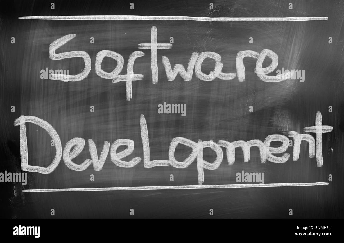 Concept de développement logiciel Banque D'Images