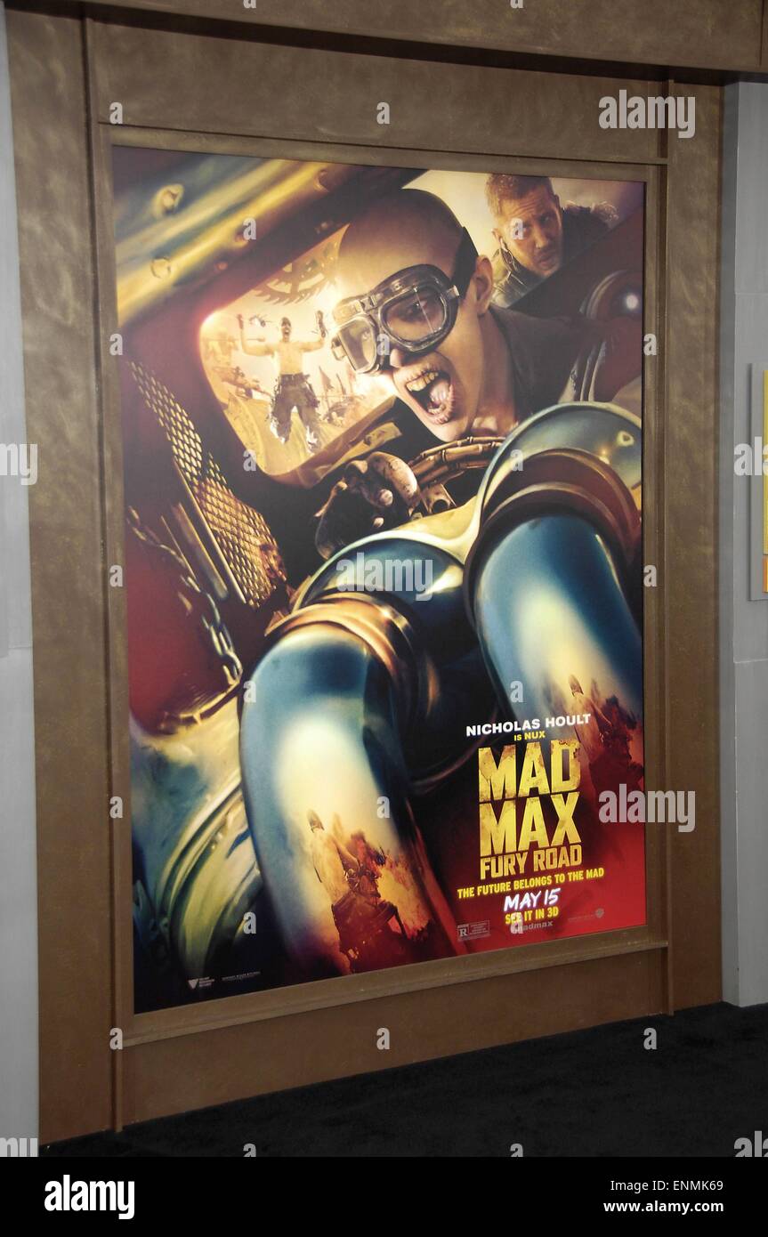 Los Angeles, CA, USA. 7 mai, 2015. Arrivées à l'affiche de film de Mad Max : FURY ROAD Premiere, TCL Chinese 6 cinémas (autrefois Grauman's), Los Angeles, CA, le 7 mai 2015. Crédit : Michael Germana/Everett Collection/Alamy Live News Banque D'Images