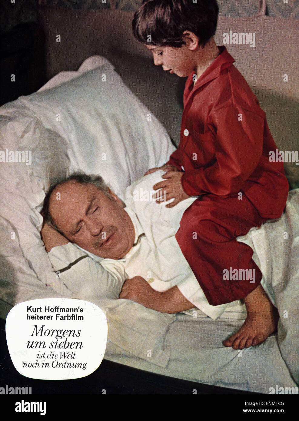 Morgens um sieben ist die Welt noch in Ordnung, Deutschland 1968, Regie : Kurt Hoffmann, acteurs : Archibald Eser, Werner Hinz Banque D'Images