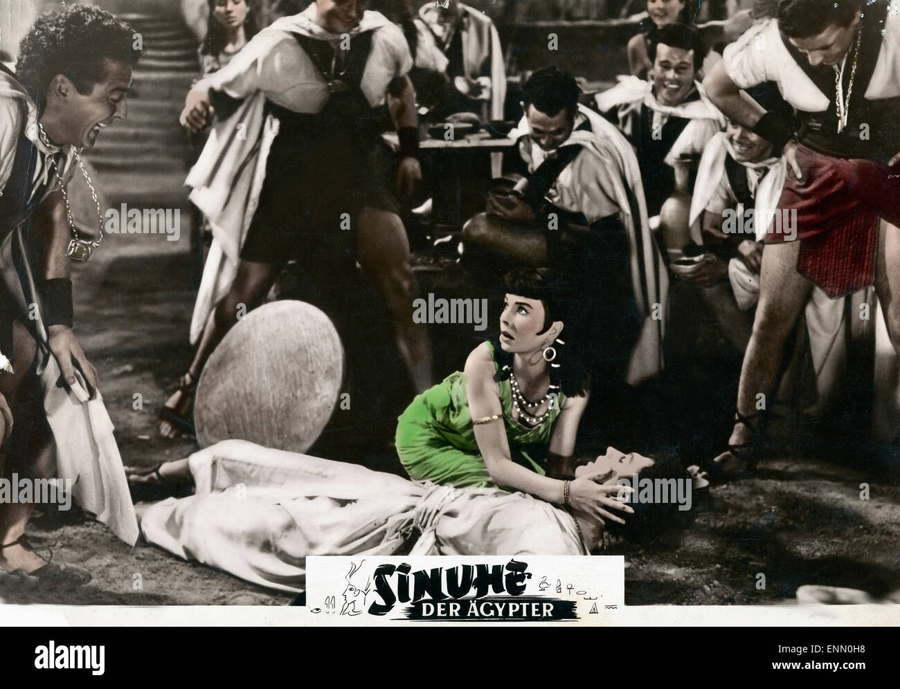 L'Égyptienne, USA, 1954 aka : Sinuhe der Ägypter, Regie : Michael Curtiz, acteurs : Edmund Purdom, Jean Simmons, Victor Mature Banque D'Images