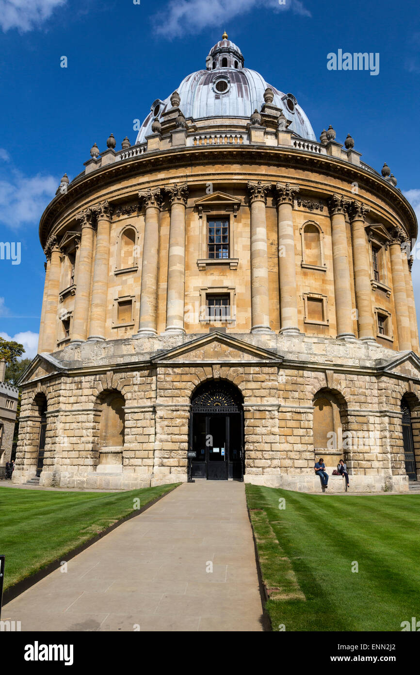Royaume-uni, Angleterre, Oxford. Radcliffe Camera, Bodleian Library. Banque D'Images