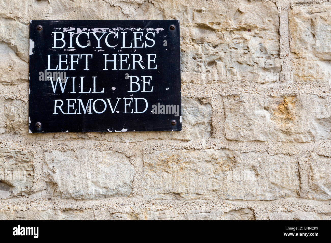 Royaume-uni, Angleterre, Oxford. Location No Parking Sign. Banque D'Images