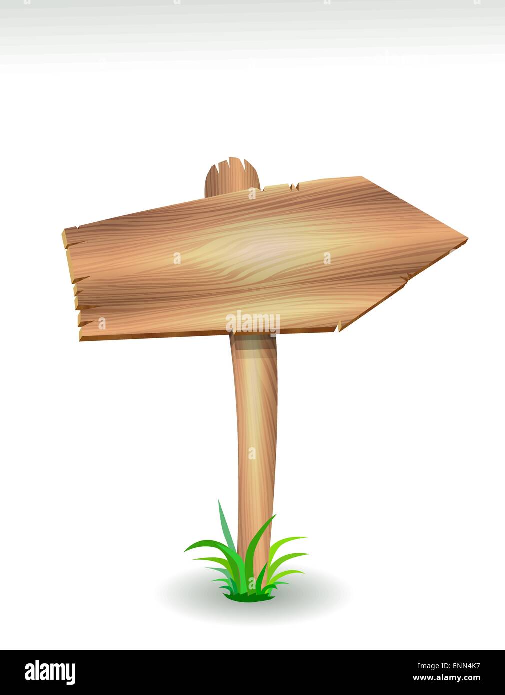 Flèche bois Illustration de Vecteur