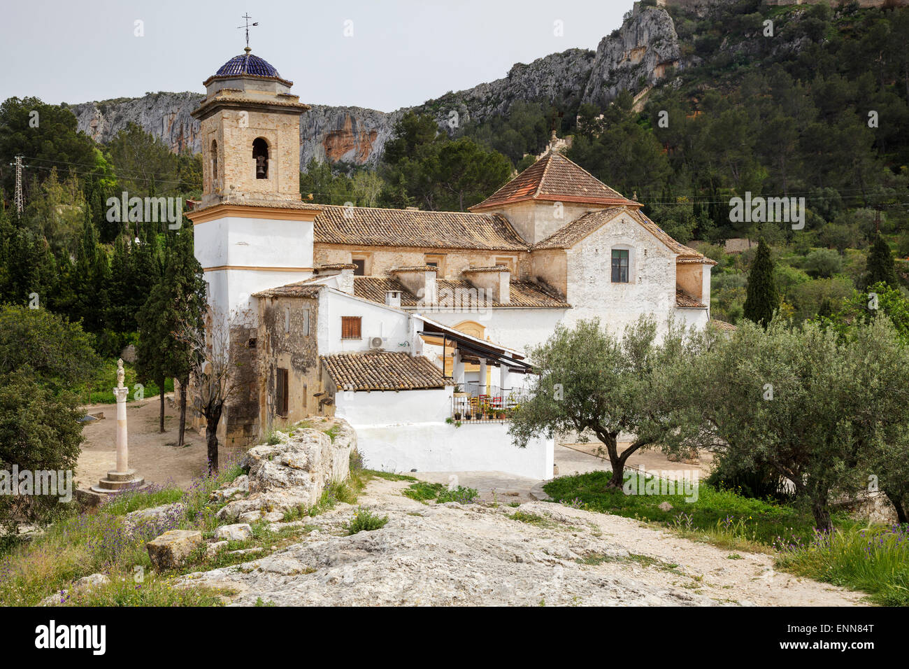 Ermita de Sant Josep (St. Joseph's Hermitage), Xativa, Valencia, Espagne Banque D'Images