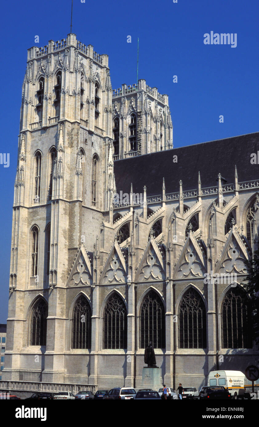 BEL, Belgique, Bruxelles, cathédrale des Saints-Michel-et-Gudule. BEL, Belgien, Bruessel, cathédrale des Saints-Michel-et-Gudule. Banque D'Images