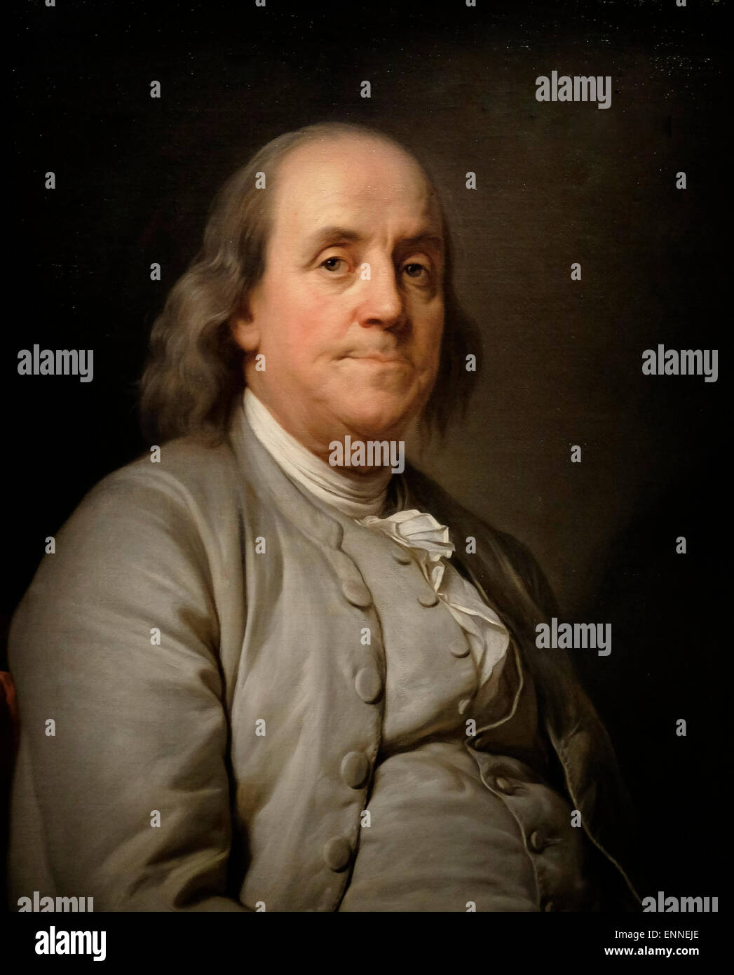 Benjamin Franklin, vers 1785 Banque D'Images