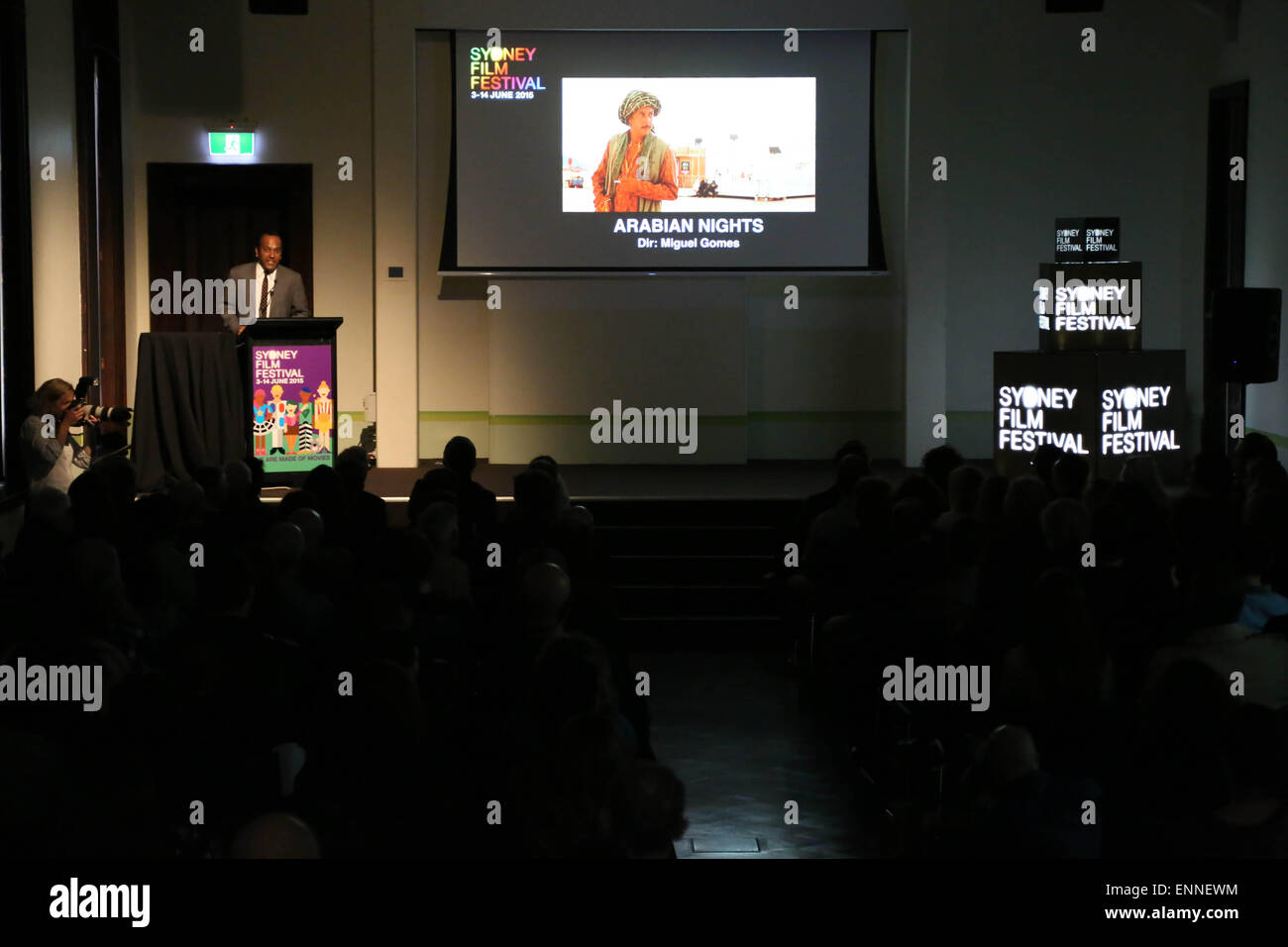 Festival du film de Sydney Moodley Nashen Directeur lors de la présentation du 62e Festival du film de Sydney. Banque D'Images