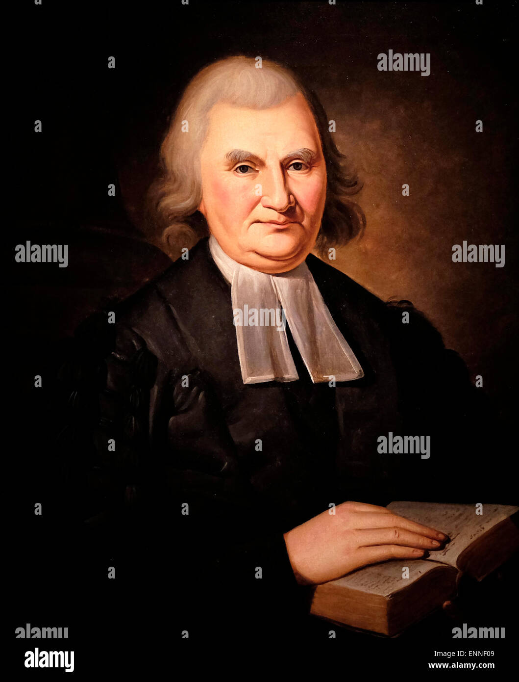 John Witherspoon, New Jersey délégué à la 2e Congrès continental, 1794 Rembrandt Peale Banque D'Images