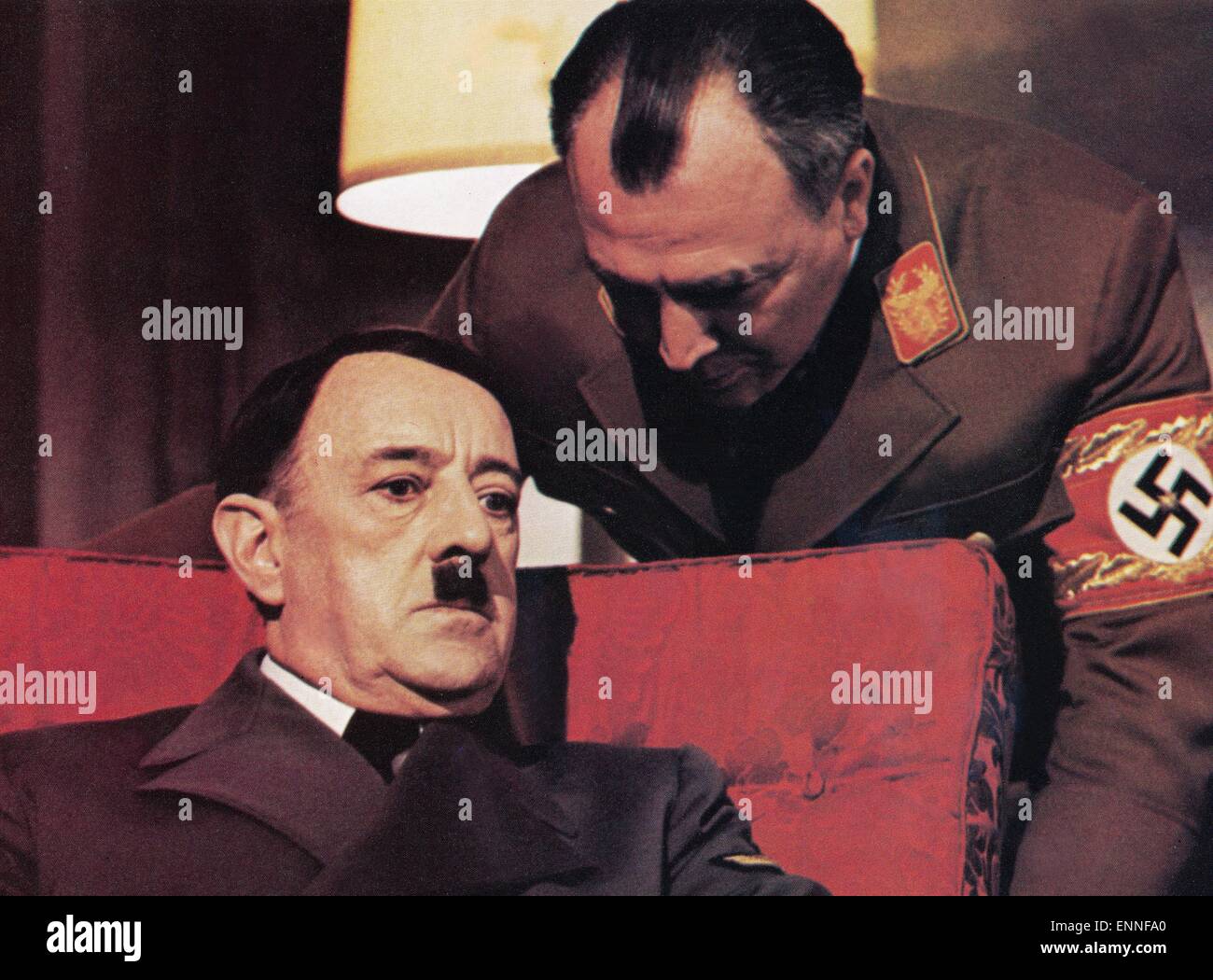 Hitler : les dix derniers jours, Großbritannien/Italien 1973, Regie : Ennio De Concini, acteurs : Alec Guinness, Mark Kingston, Banque D'Images
