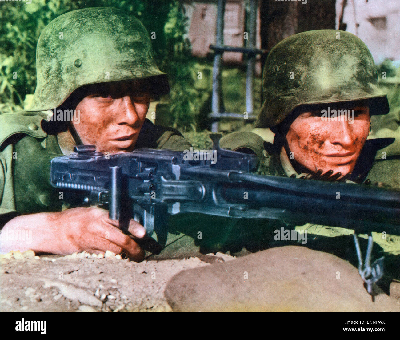 Die Brücke, Deutschland 1959, Regie : Bernhard Wicki, acteurs : Folker Bohnet, Fritz Wepper Banque D'Images