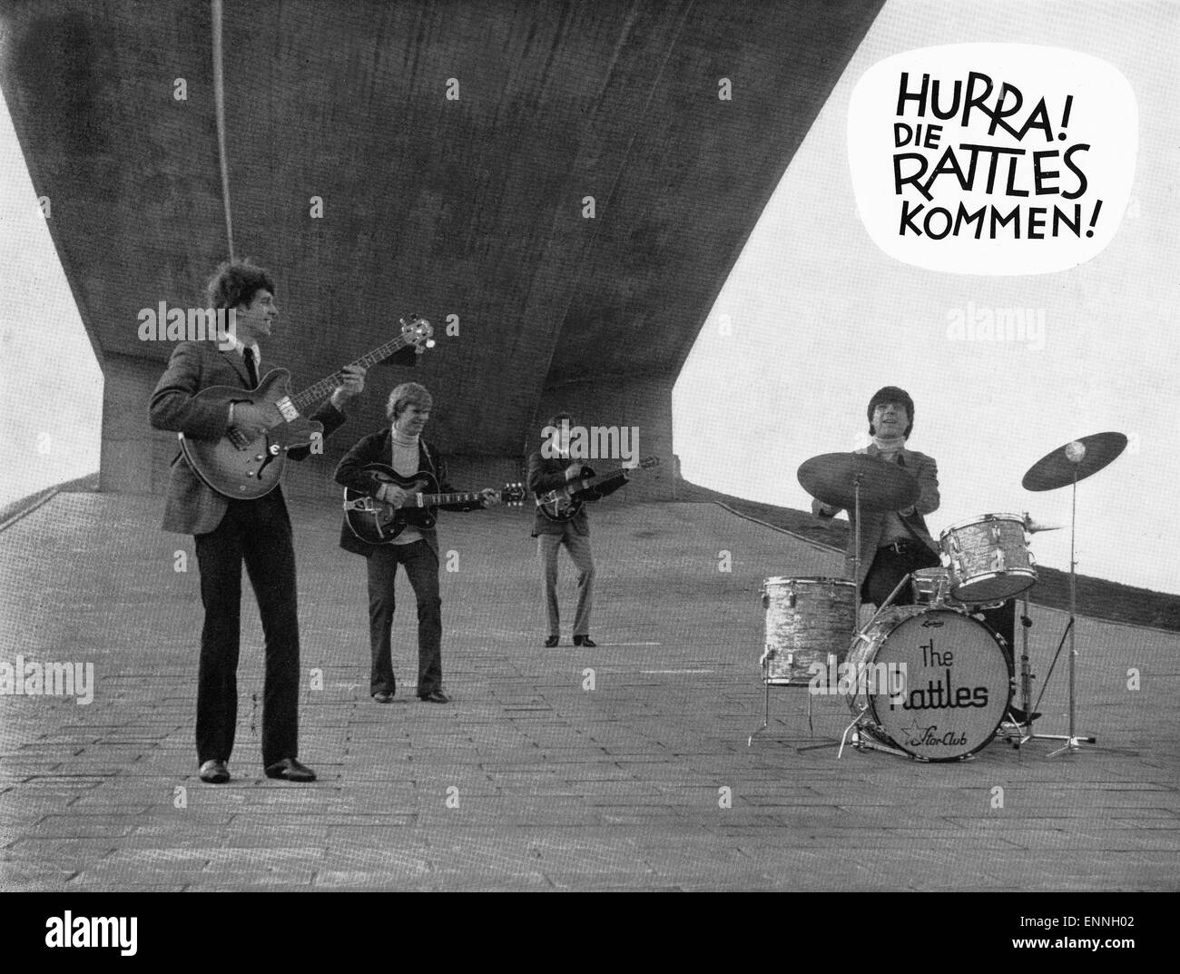 Hurra, die hochets kommen, Deutschland 1966, Regie : Alexander Welbat, acteurs : les hochets Banque D'Images