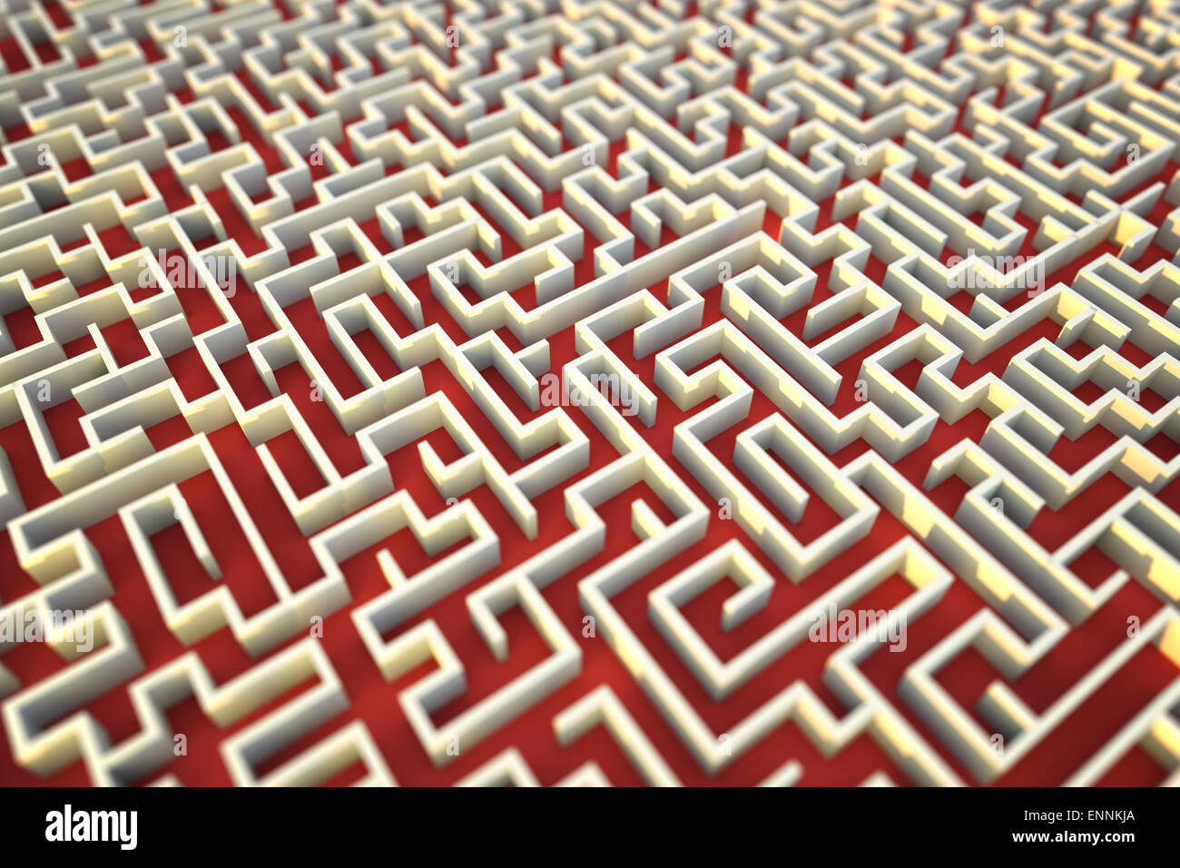 Arrière-plan de labyrinthe sans fin Banque D'Images