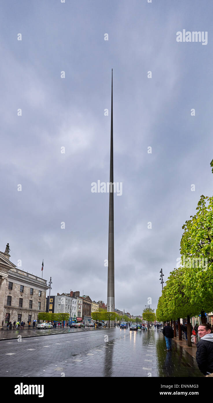 Le Spire de Dublin, vous pouvez également intitulé le Monument de lumière Banque D'Images