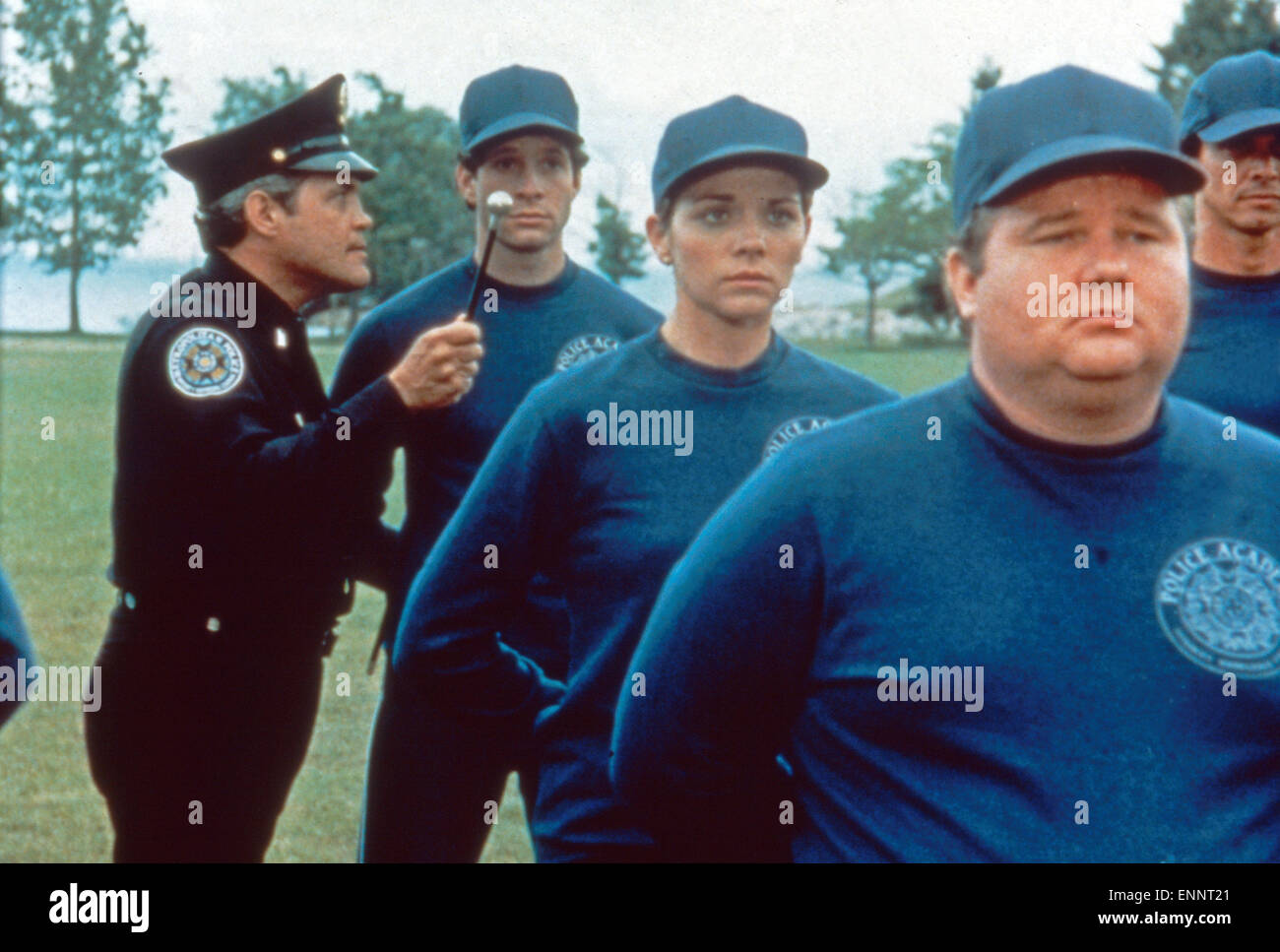 L'Académie de police, alias : Police Academy - Dümmer als die Polizei erlaubt, USA 1984, Regie : Hugh Wilson, acteurs : G. W. Bailey (li Banque D'Images