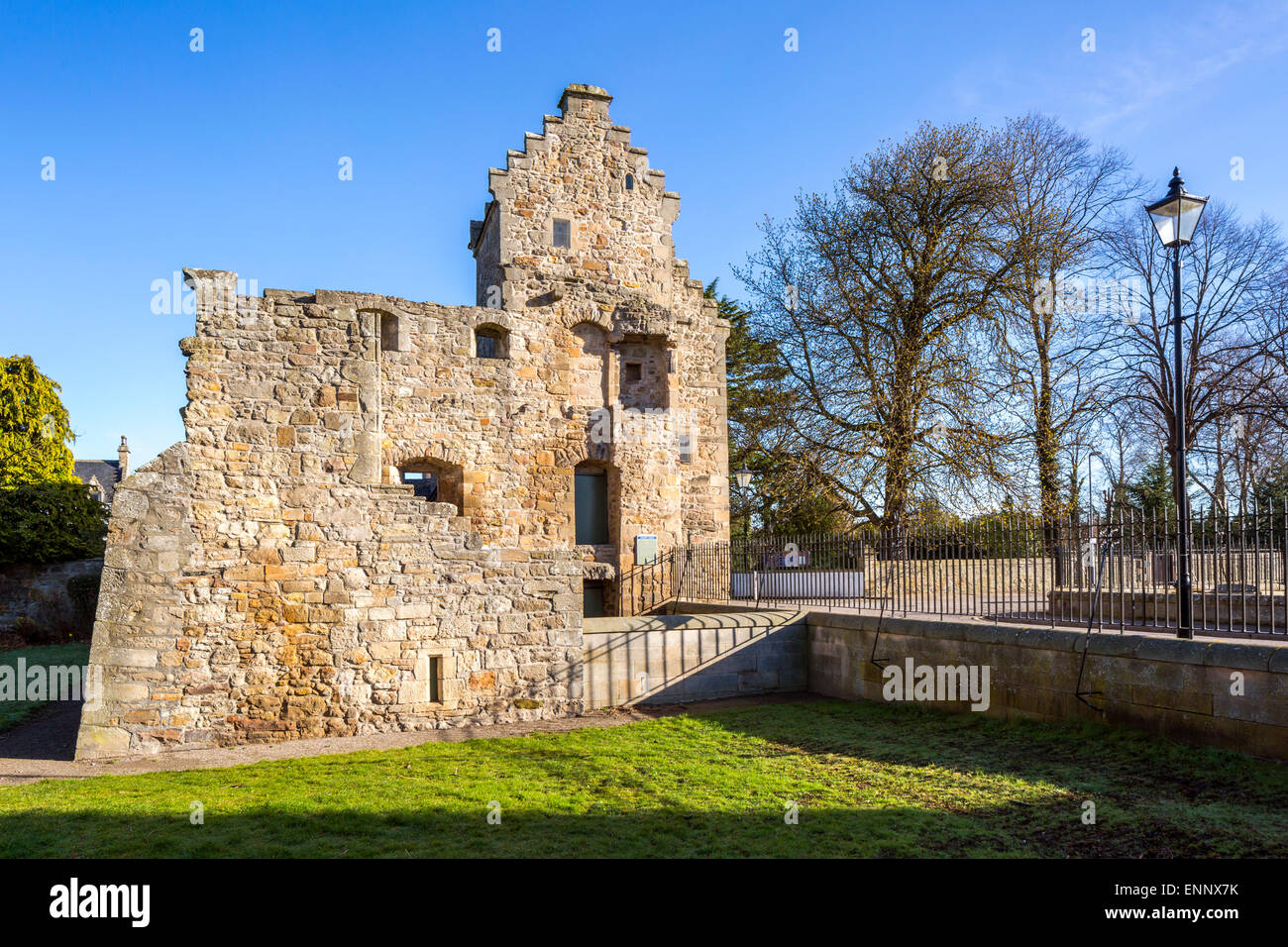 Bishop's House, Cathédrale d'Elgin, Moray, Ecosse, Royaume-Uni, Europe. Banque D'Images