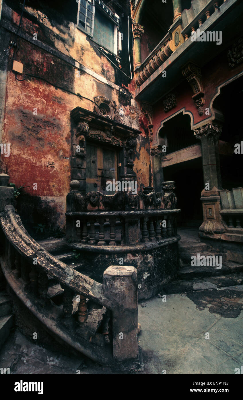 Bâtiment portugais dans l'île de Diu, Inde Banque D'Images