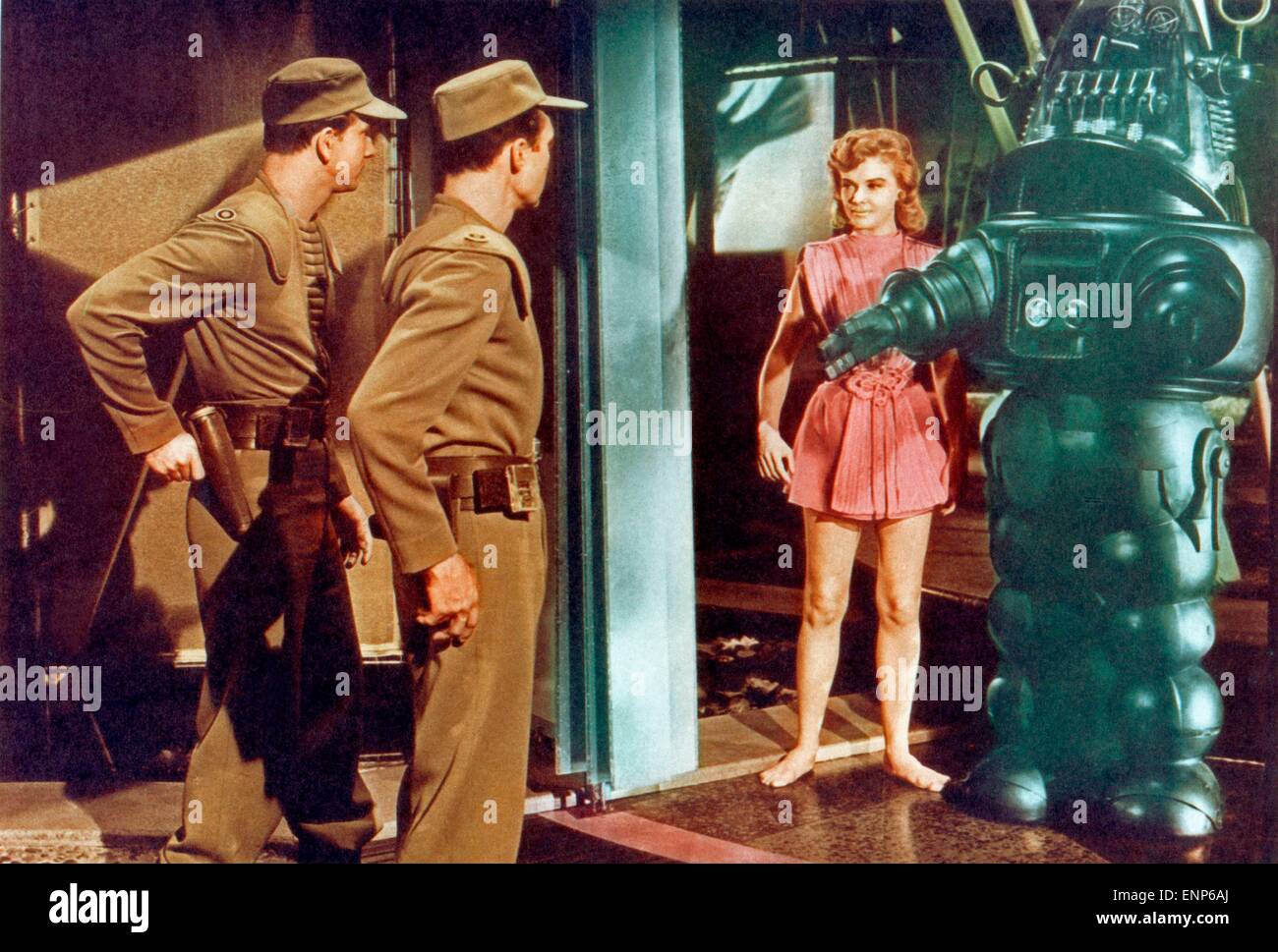 Planète interdite, USA 1956, aka : Alarme im Weltall, Regie : Fred McLeod Wilcox, acteurs : Anne Francis, Warren Stevens, Leslie N Banque D'Images