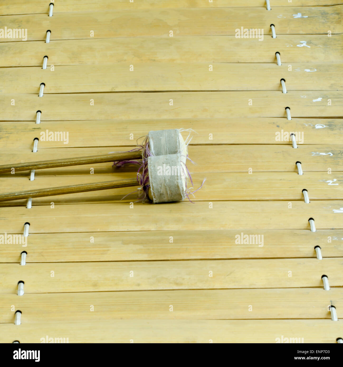 Thai alto xylophone instrument de musique d'Asie Banque D'Images