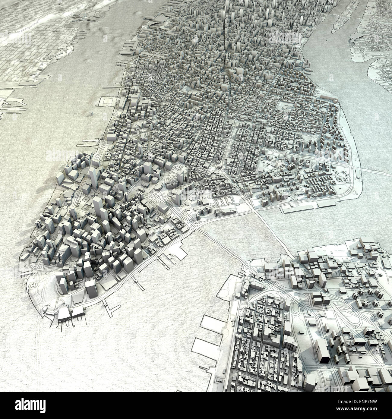 Carte de la ville de new york Banque de photographies et d’images à ...