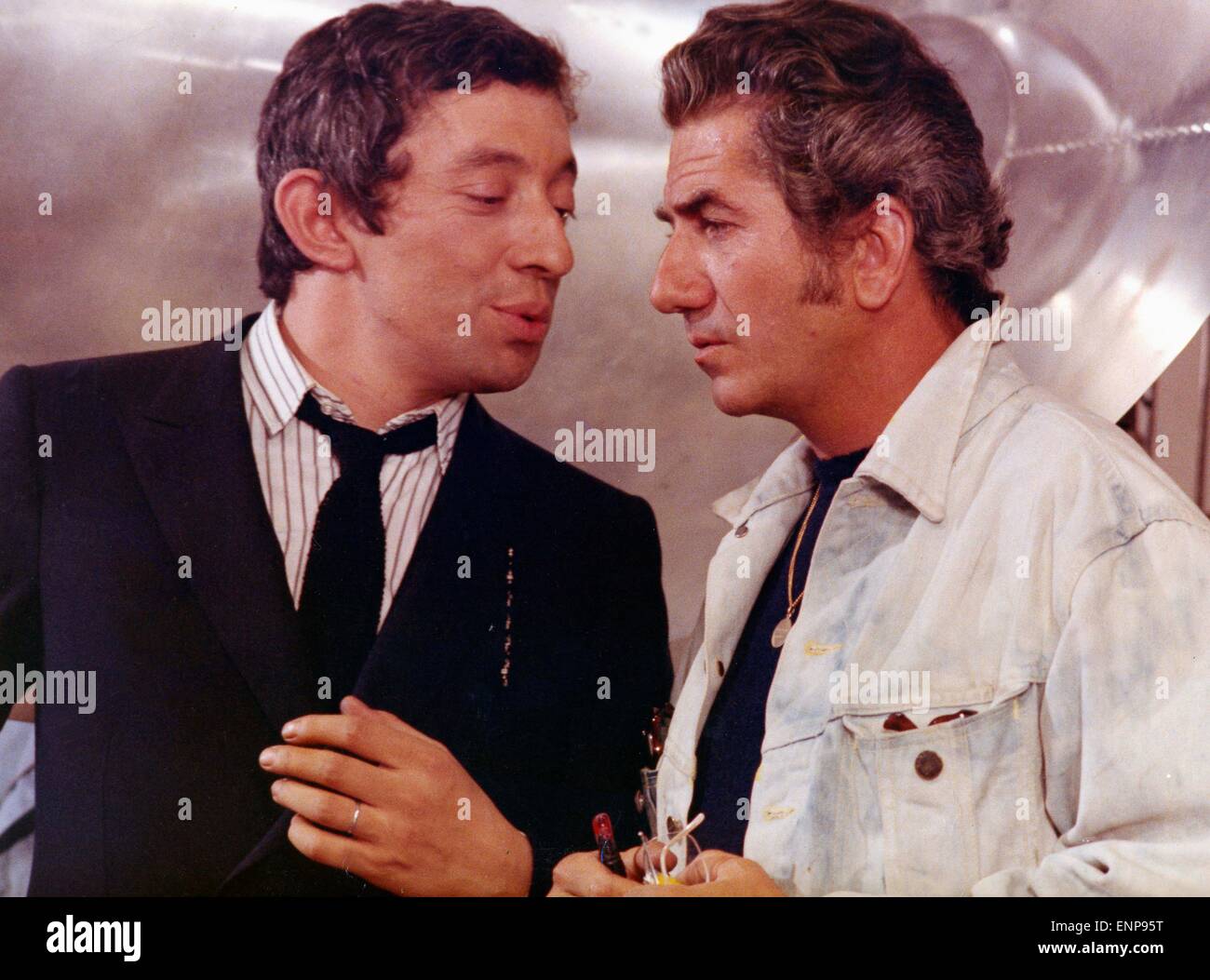 Slogan, Frankreich 1969, Regie : Pierre Grimblat, acteurs : Daniel Gelin, Serge Gainsbourg Banque D'Images