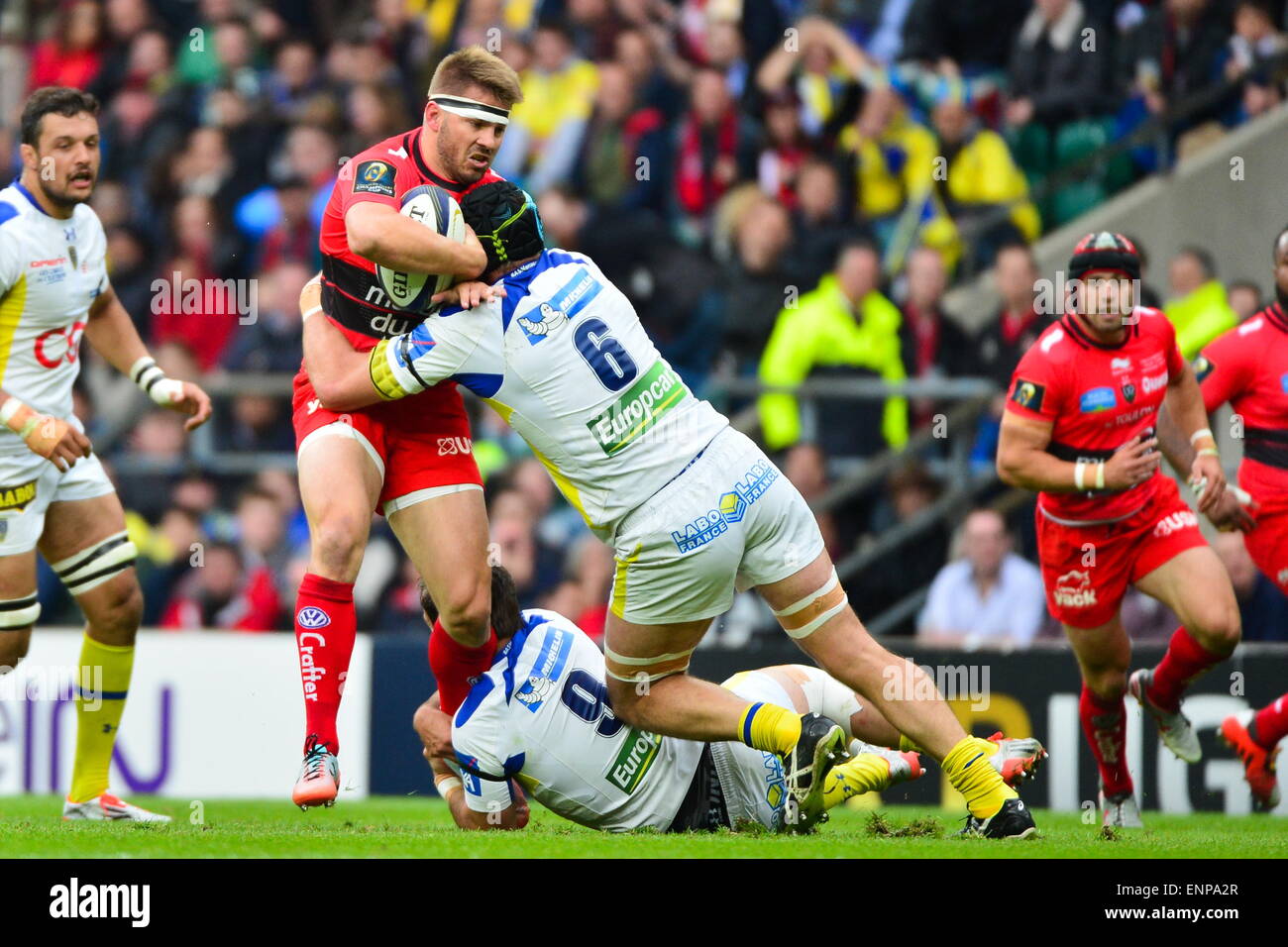 Drew MITCHELL - 02.05.2015 - Clermont/Toulon - Finale de la Coupe des champions européens -Twickenham.Photo : Dave Winter/Icon Sport Banque D'Images