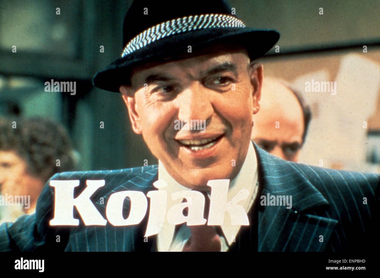 Theo als Telly Savalas Kojak. Banque D'Images Theo als Telly Savalas Kojak. Banque D'Images