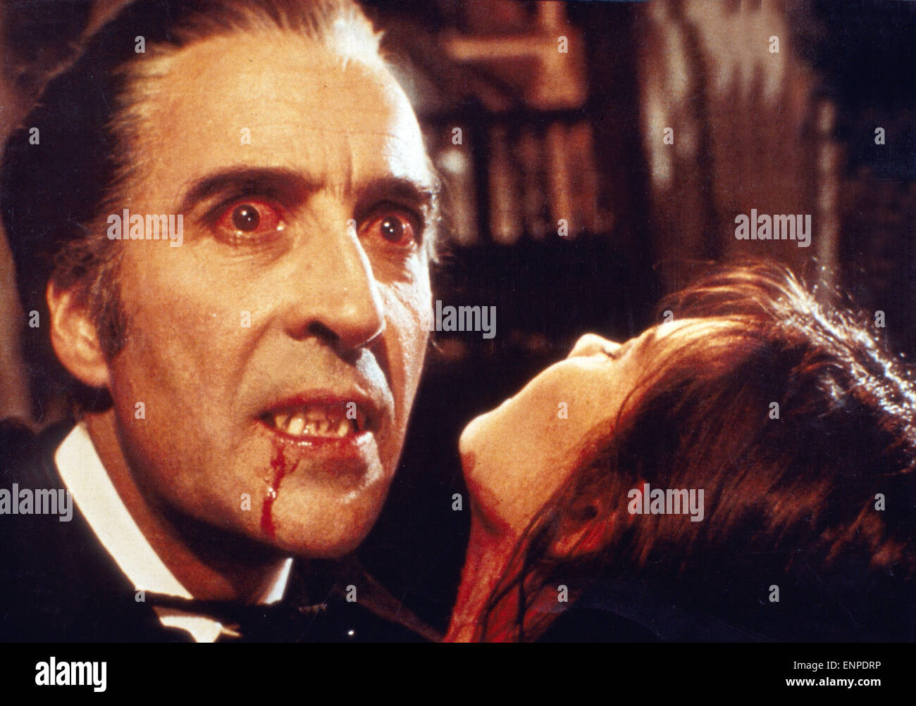 Dracula A.D. 1972, aka : Dracula jagt Mini-Mädchen, Großbritannien 1972, Regie : Alan Gibson, acteurs : Christopher Lee Banque D'Images