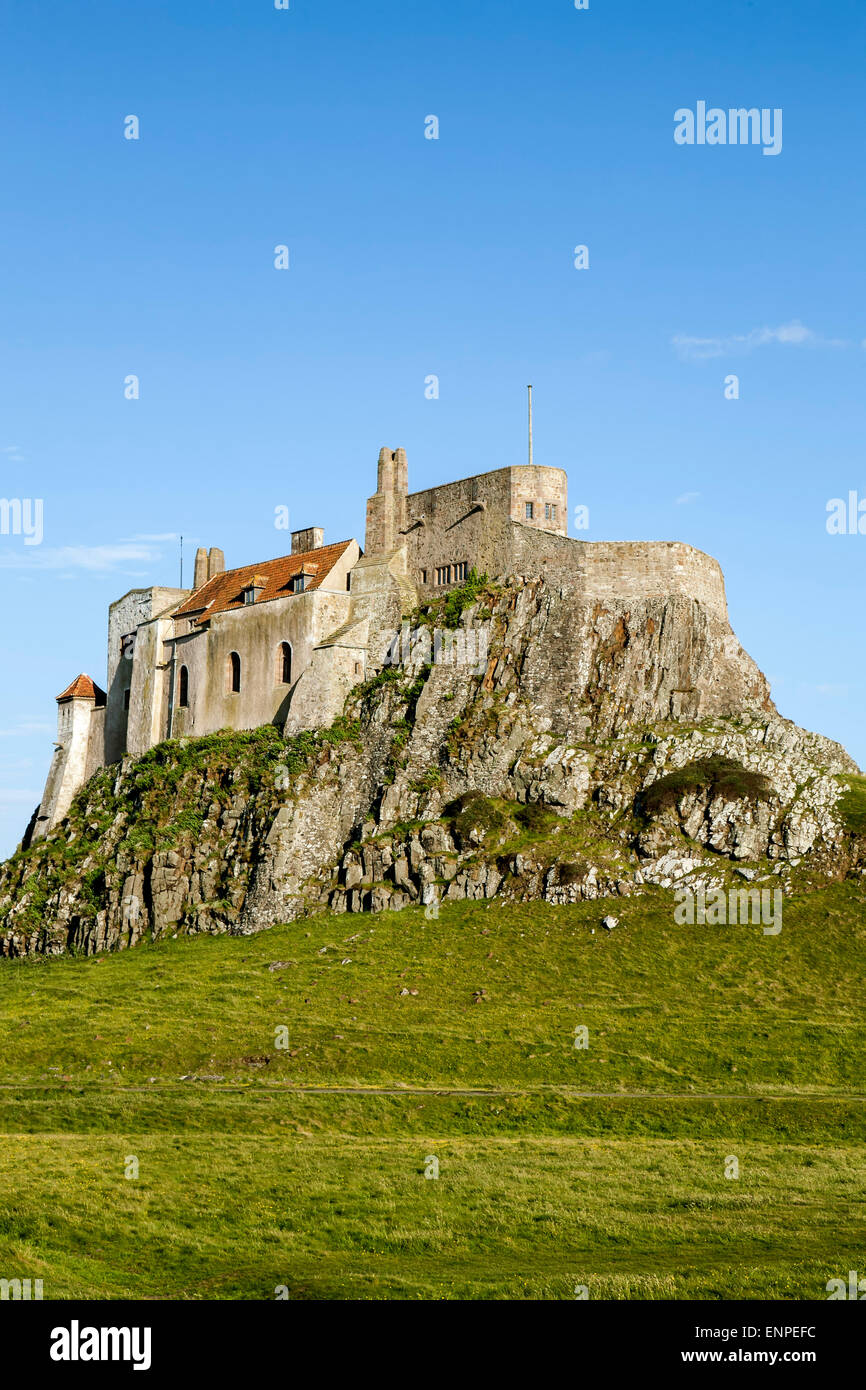 Château de Lindisfarne, Holy Island, Angleterre, Royaume-Uni Banque D'Images