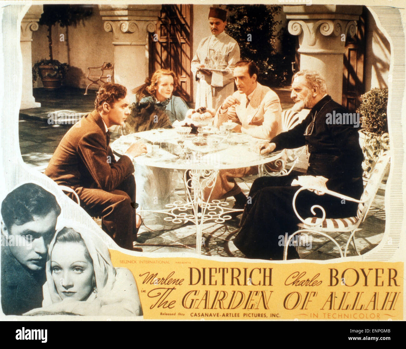 Le Jardin d'Allah, Allah aka : Der Garten, USA 1936, Regie : Richard Boleslawski, acteurs : Charles Boyer, Marlene Dietrich Banque D'Images