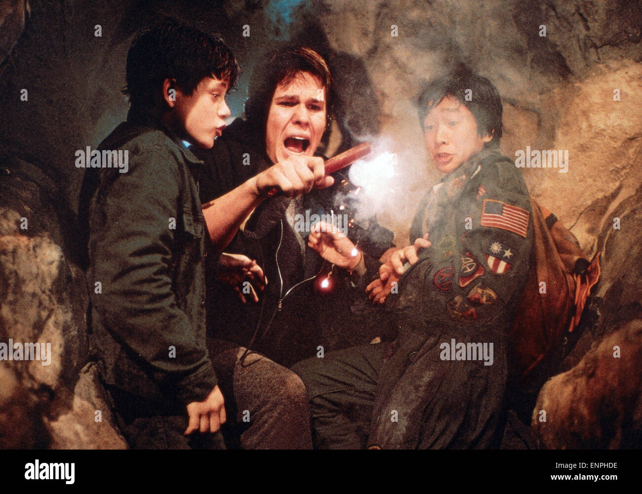 Les Goonies, aka : The Goonies, USA 1985, Regie : Richard Donner, acteurs : Sean Astin, Josh Brolin, Ke Huy Quan Banque D'Images