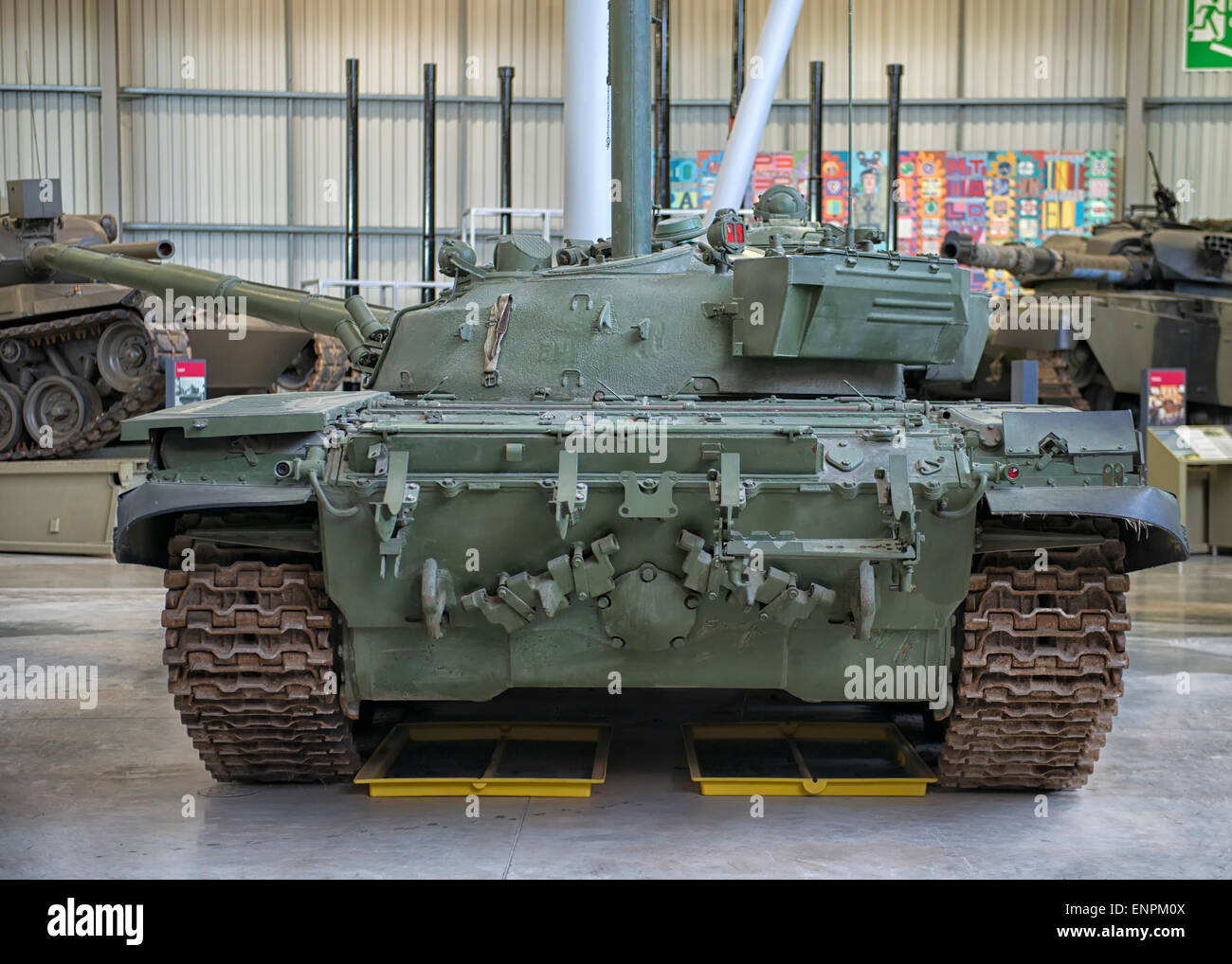 T-72 char de combat principal à Tank Museum à Bovington, UK Banque D'Images