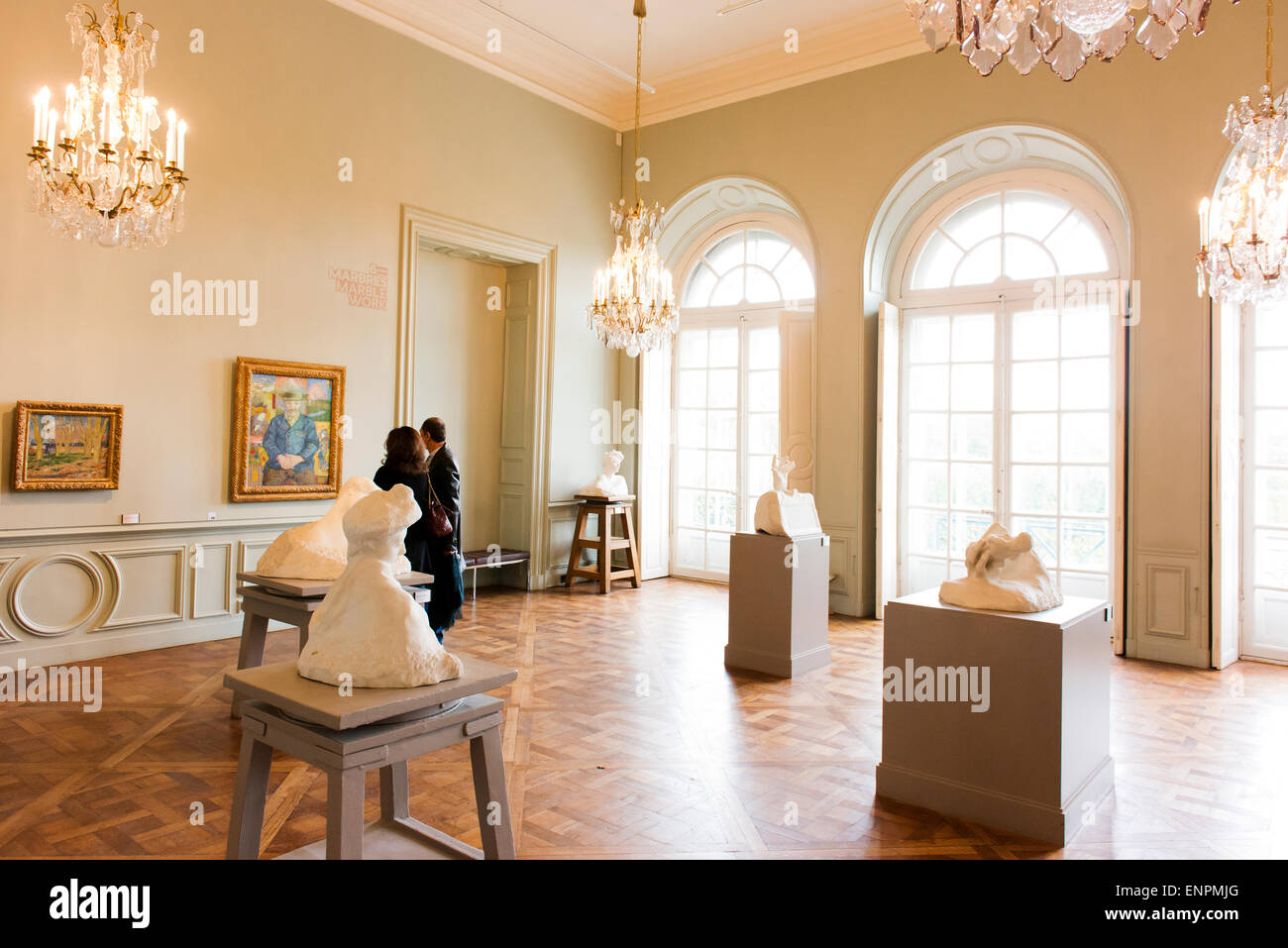 L'intérieur du musée Rodin. Banque D'Images