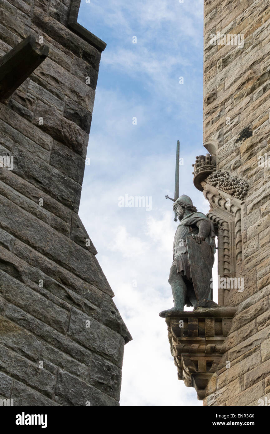 Statue de William Wallace sur le Monument National à Wallace Banque D'Images