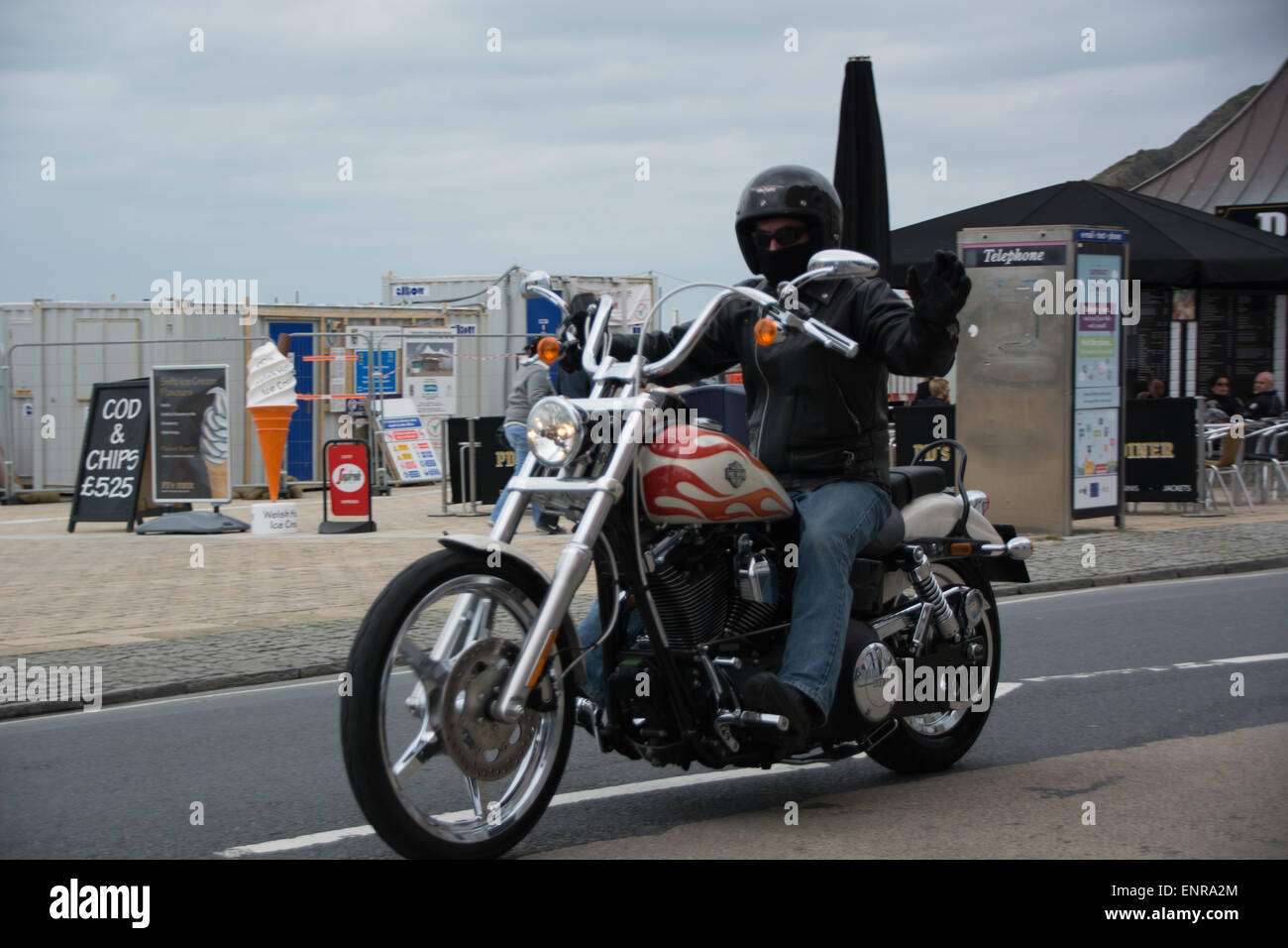 Club des propriétaires de Harley Davidson Banque D'Images